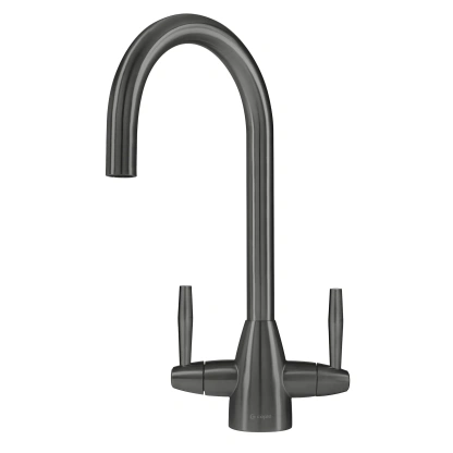 Caple Avel Dual Lever Tap in Gunmetal