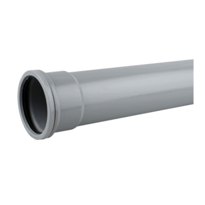 110mm Grey Waste Pipe 3m C/w Outlets 860768