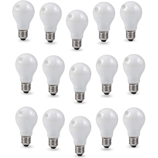 60W Pearl Light Bulbs A55 Lamp Edison Screw Cap E27 30 Pack