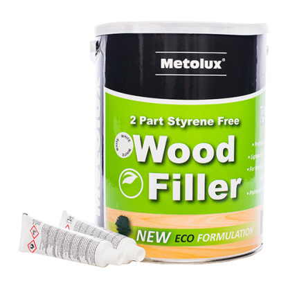 Metolux 2 Part Styrene Free Wood Filler - White 3.3L