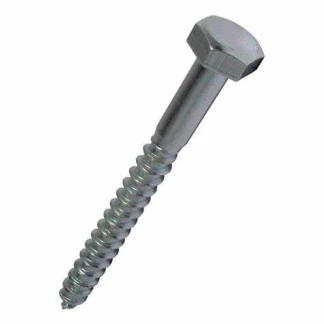 M10 x 75 Hex Coach Screws BZP