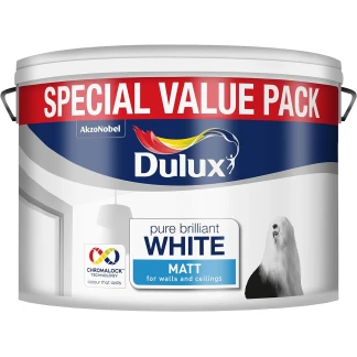 Dulux Trade Vinyl Matt pure brilliant white 10L