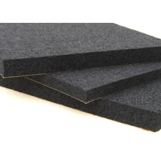 20mm x 150mm x 1m Black High Density Foam