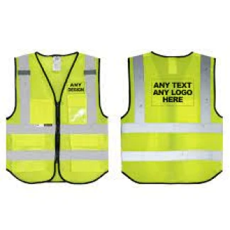 TMN printed HI-vis with logo to front and rear