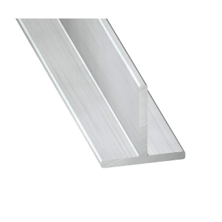 3/4 x 3/4 x 1/8 x 2. 5m Aluminum T Section