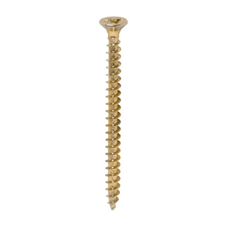 5.0 x 70 Classic Multi-Purpose Screw PZ - Double Countersunk - Yellow  Box 200