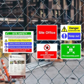 Assorted Site Safety Sign Pack
