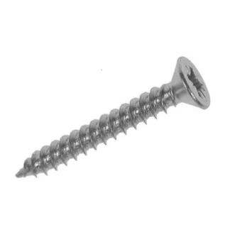 3.5 x 30 CSK BZP Woodscrews Box 400