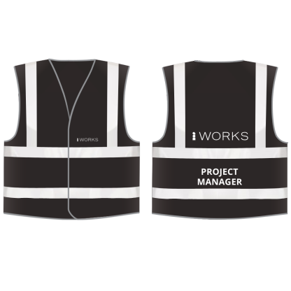 HOPWorks (L) Black Hi-vis Project Manager