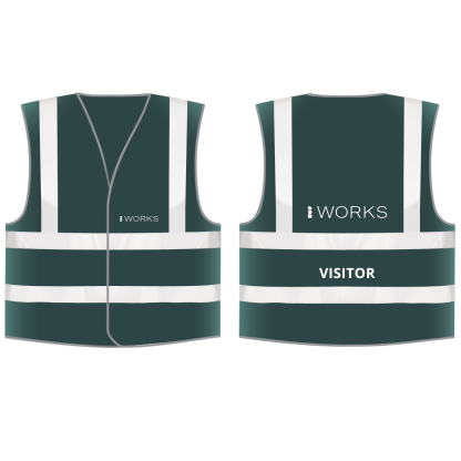 HOPWorks (S) Green Hi-vis Visitor