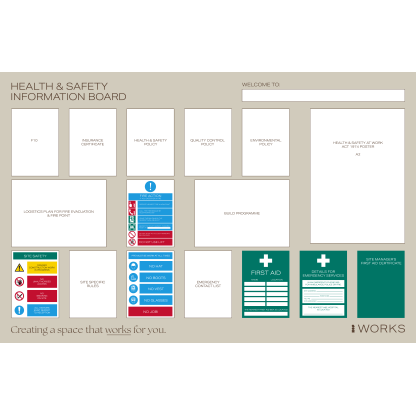 HOPWorks Health & Safety Info Board