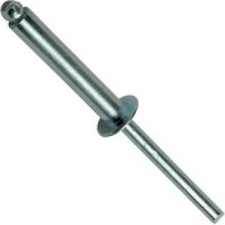 4.0 x 16 steel /steel dome pop rivet 500