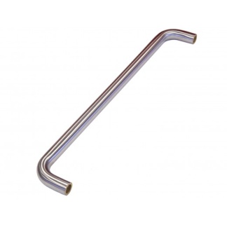 D-Pull handle, bolt through fixing, Matt black 600x19mm
