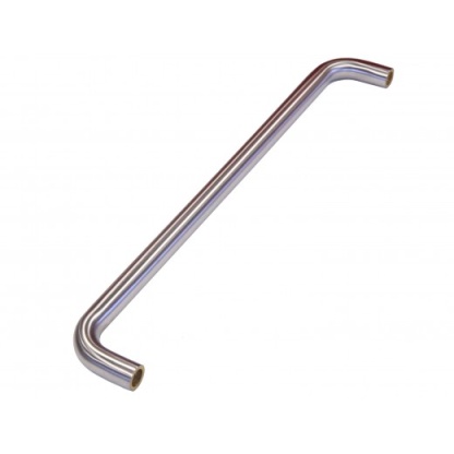 D-Pull handle, bolt through fixing, Matt black 600x19mm