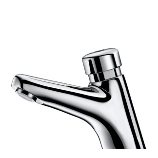 Delabie Basin Mixer Tap TEMPOSTOP 2 Cold water tap Chrome 702301