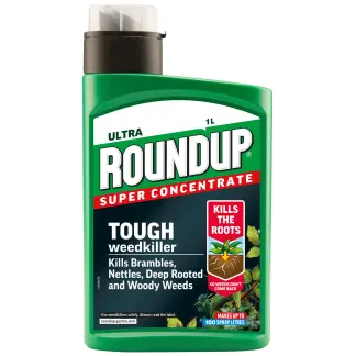 Roundup Ultra Super Concentrate Weedkiller - 1L