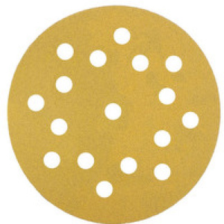 GOLD 125mm Grip Multi Hole P120, 100/Pack