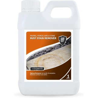 ECOPROTEC Rust Stain Remover for Paving Porcelain Stone & Tile, 1 Litre