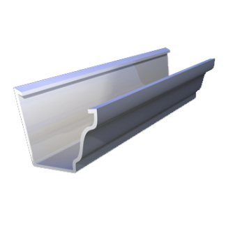 Aluminium Fabricated Gutter 5m /2.5m Sections