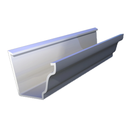 Aluminium Fabricated Gutter 5m /2.5m Sections