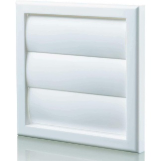 Addvent 100mm (4 Inch) Gravity Grille White