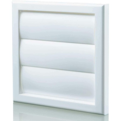 Addvent 100mm (4 Inch) Gravity Grille White