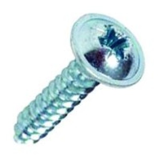 4.2 X 9.5 Flange Pozi Self Tapping Screws BZP BOX 1000