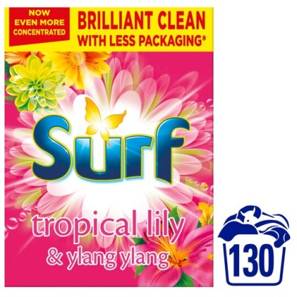 Surf Tropical Lily Washing Powder 130 Wash 6.5Kg