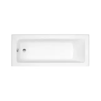 Roca The Gap 1700mm x 750mm Acrylic Bath No Tap Holes - White - 24718000