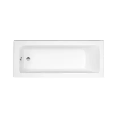 Roca The Gap 1700mm x 750mm Acrylic Bath No Tap Holes - White - 24718000