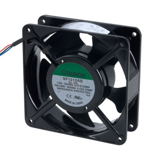 120 x 120 x 38mm Axial Fan 115-230v AC 2 Pin Supply 99cu/mhr 25DBa