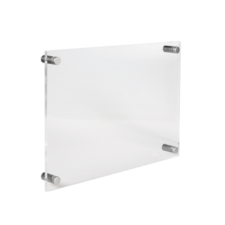 A2  Perspex Poster Holders c/w Standoff Brackets & Fixings