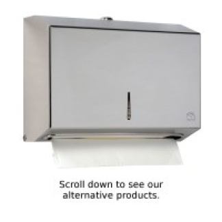 BC918 Dolphin Mini c fold dispenser stainless steel