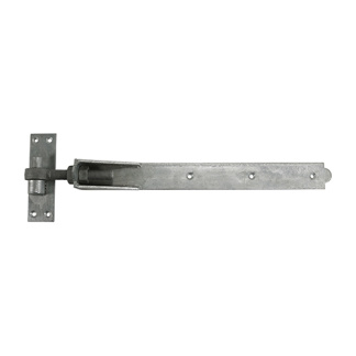 Pair of Adjustable Band & Hook on Plates Hot Dipped Galvanised 450mm