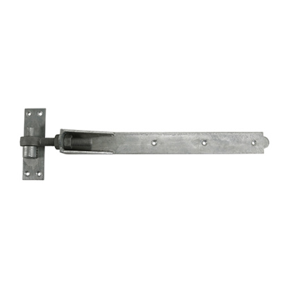 Pair of Adjustable Band & Hook on Plates Hot Dipped Galvanised 450mm