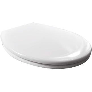Heavy Duty Soft Close Quick Release Toilet Seat with Dual Fixing Fittings,White