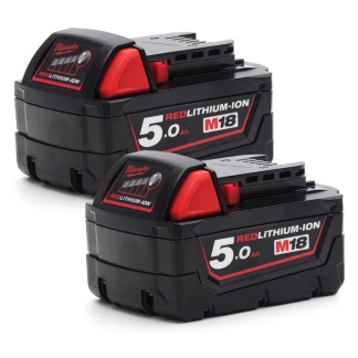 Milwaukee M18 B5 5.0Ah 18V Li-Ion Battery - Pack 2