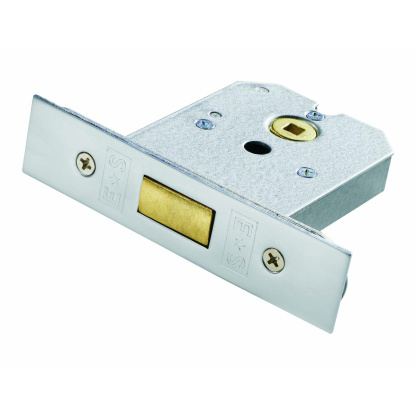 3" Tubular Bathroom Deadlock