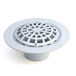 82mm Box Gutter Outlet Spigot Tail - RV491 - Grey