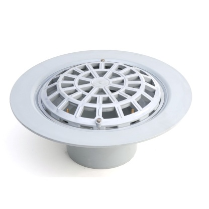 82mm Box Gutter Outlet Spigot Tail - RV491 - Grey