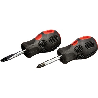2 Piece stubby screwdriver set