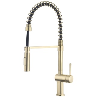 Wickes Faro Pull Out Tap - Brass