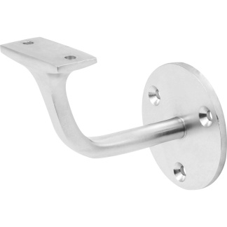 70mm satin chrome Handrail Bracket