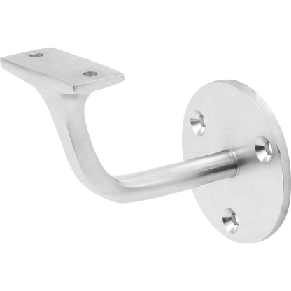 70mm satin chrome Handrail Bracket