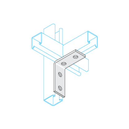 4 Hole Angle Bracket P1325