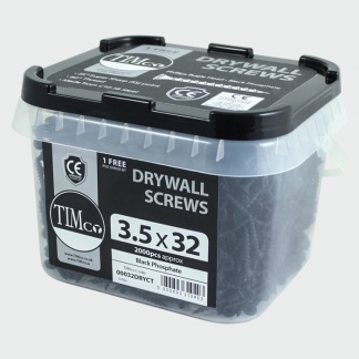 3.5 X 32 DRYWALL SCREWS PH BUGLE FINE THREAD TUB 2000