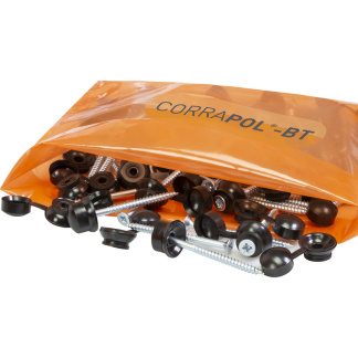 Corrapol-BT Screw Cap Fixings Black