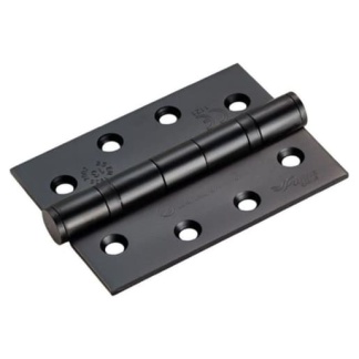 Ball bearing hinge, Grade 13, 102 x 76 x 3mm Matt Black