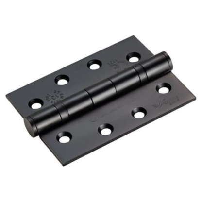 Ball bearing hinge, Grade 13, 102 x 76 x 3mm Matt Black