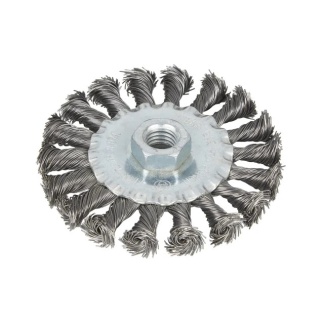 Flat Twist Knot Wire Wheel 100mm M14 x 2